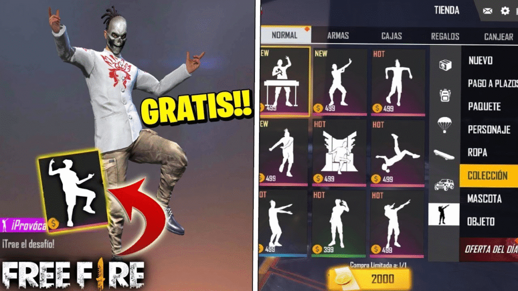 🎉 Cómo Conseguir Emotes Gratis en Free Fire - Imagen 3 Artículos sobre Free Fire en ofhost.xyz- 🎉 Cómo Conseguir Emotes Gratis en Free Fire